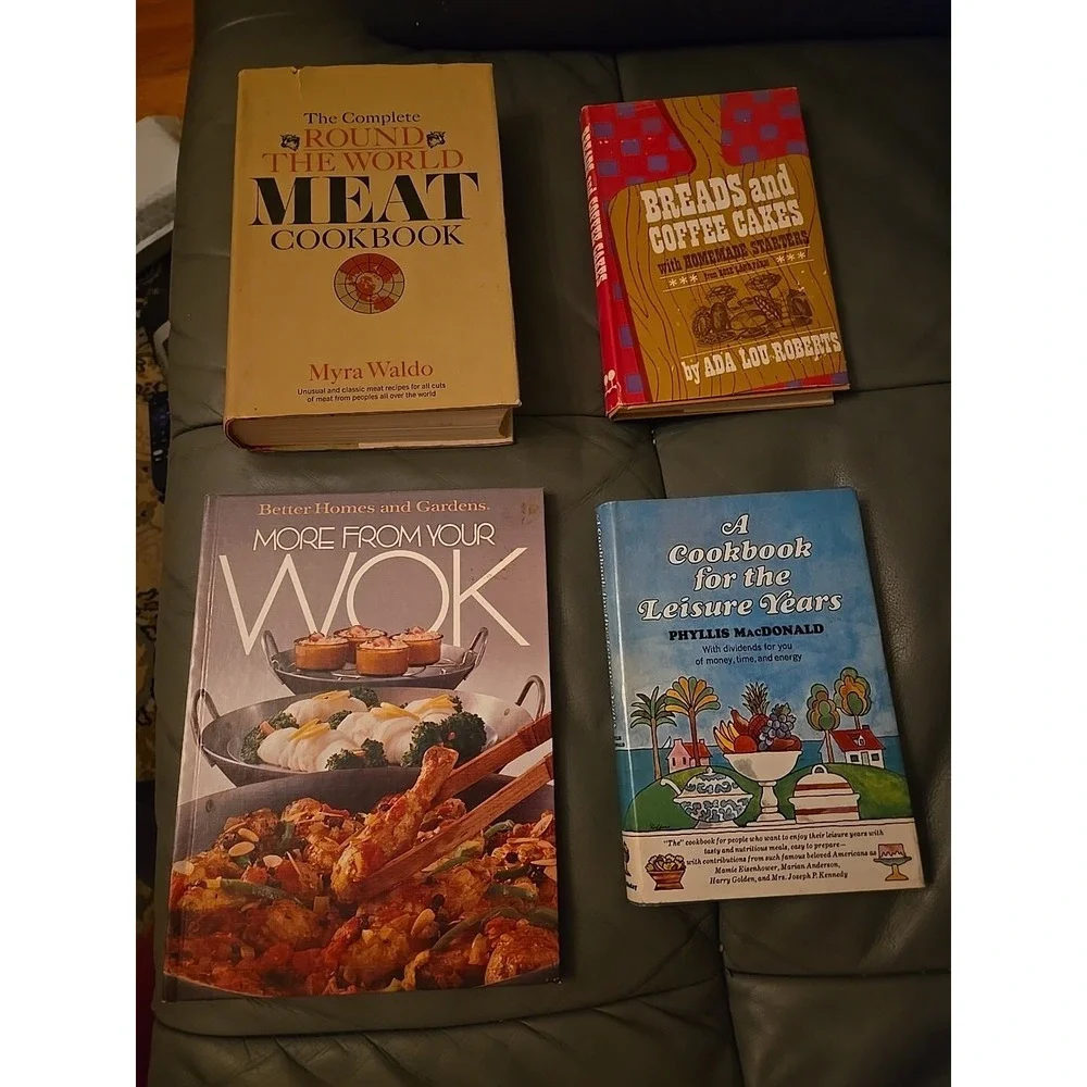 Lot Of 4 Vtg‎ Recipe CookBooks  Recipe  Books 1967